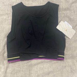 Fabletics crosscross front crop top tank top